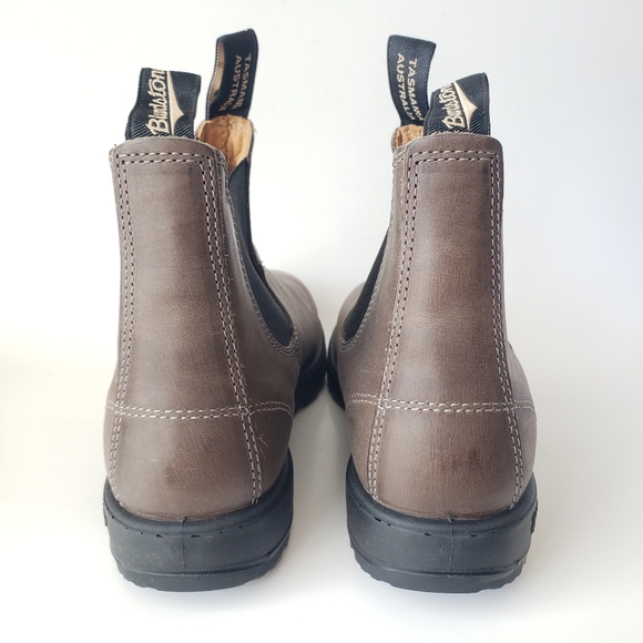 Blundstone 1469 Steel Grey Leather Chelsea Ankle Boots Size 8.5 New in Box - Picture 9 of 11